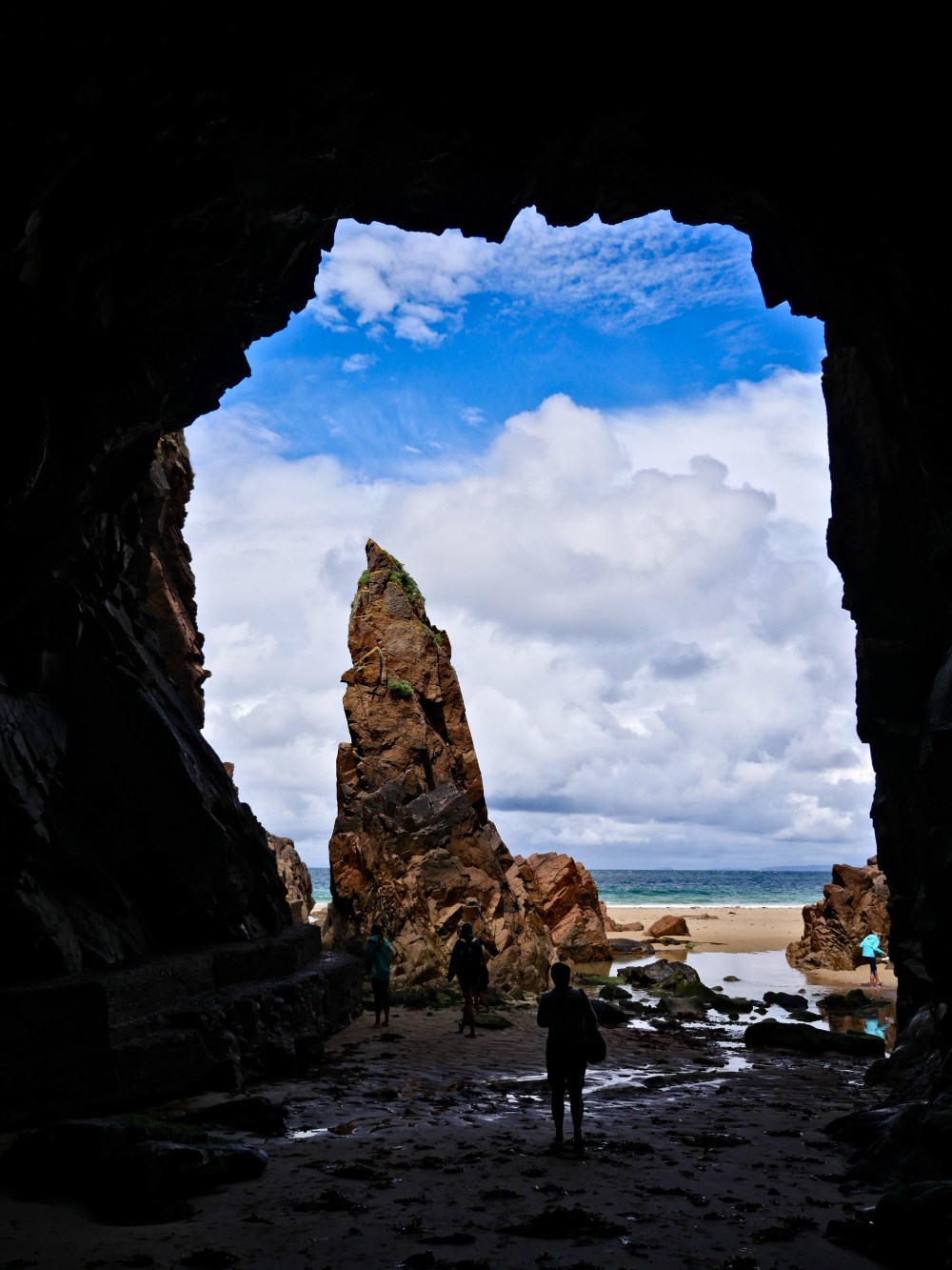 Large cave at St Plemont Bay