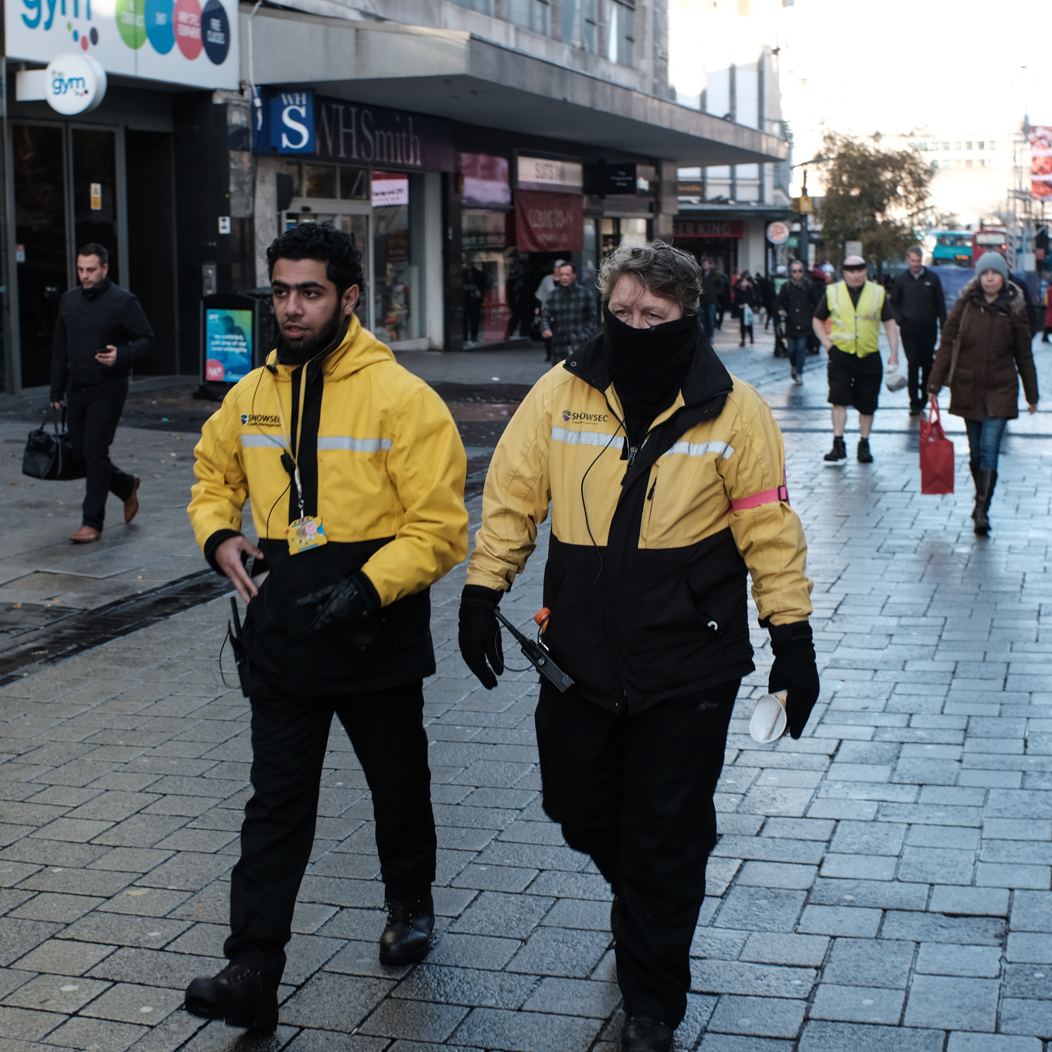 Wrapped up against the cold