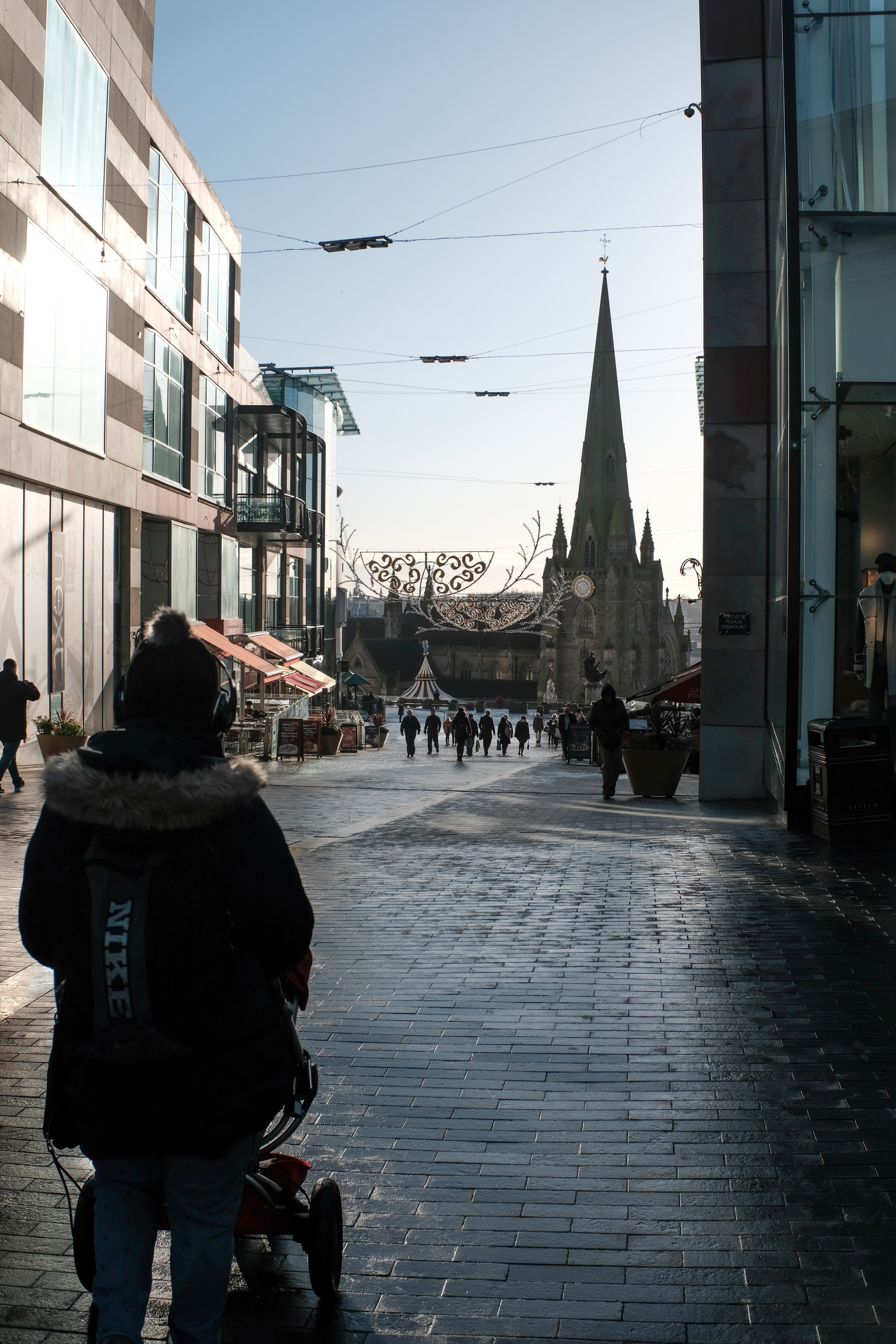 A stroll down towards the church